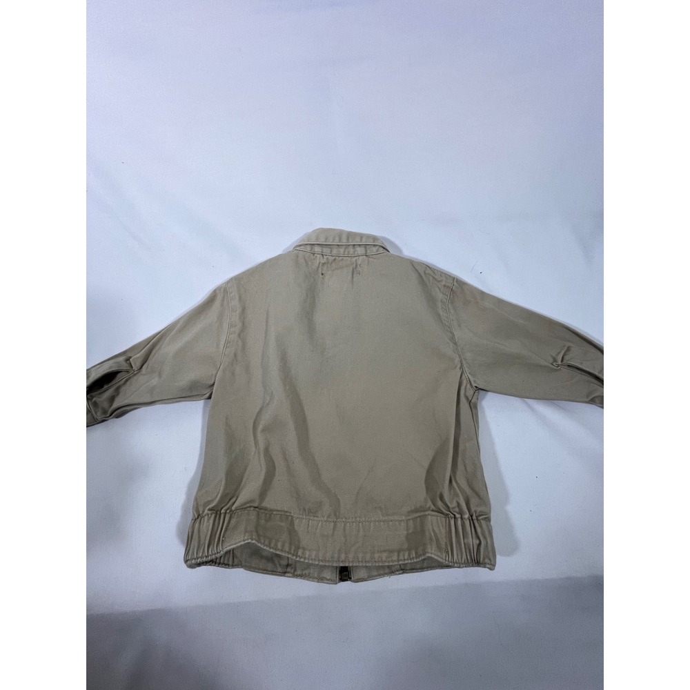 Polo Ralph Lauren Kids Toddler Khaki Twill Jacket Embroidered Pony Sz 12 Months - Picture 2 of 8